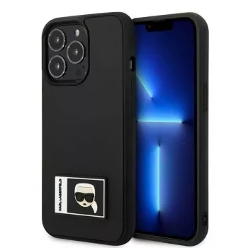 Karl Lagerfeld KLHCP13L3DKPK Custodia rigida Ikonik Patch per iPhone 13 Pro / 13 6,1