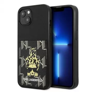 Karl Lagerfeld KF001284 Custodia rigida Karlimals Cardslot per iPhone 13/14/15 6,1
