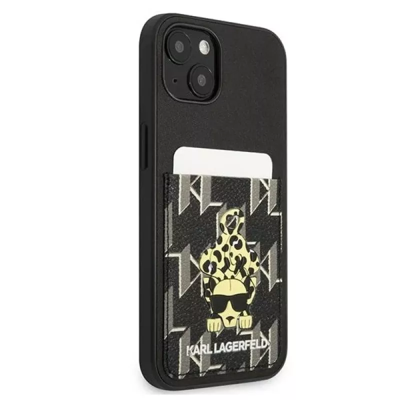 Karl Lagerfeld KF001284 Custodia rigida Karlimals Cardslot per iPhone 13/14/15 6,1