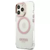 Guess Custodia rigida Metal Outline MagSafe per iPhone 13 Pro / 13 6,1