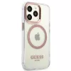 Guess Custodia rigida Metal Outline MagSafe per iPhone 13 Pro / 13 6,1