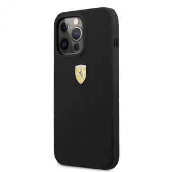 Ferrari FESSIHMP13XBK Custodia rigida in silicone MagSafe per iPhone 13 Pro Max 6,7