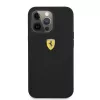 Ferrari FESSIHMP13XBK Custodia rigida in silicone MagSafe per iPhone 13 Pro Max 6,7