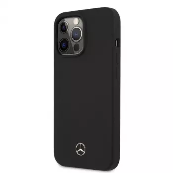 Mercedes-Benz MEHMP13LSILBK Custodia in silicone nera con MagSafe per iPhone 13 Pro/13 6,1
