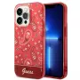 Guess GUHCP14LHGBNHR Custodia rigida Bandana Paisley per Apple iPhone 14 Pro 6,1 inch rosso