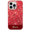 Guess GUHCP14LHGBNHR Custodia rigida Bandana Paisley per Apple iPhone 14 Pro 6,1