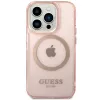 Guess Custodia rigida Gold Outline Translucent MagSafe per iPhone 14 Pro Max 6,7