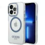 Guess Custodia rigida Metal Outline MagSafe per Apple iPhone 14 Pro Max 6,7