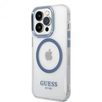 Guess Custodia rigida Metal Outline MagSafe per Apple iPhone 14 Pro Max 6,7
