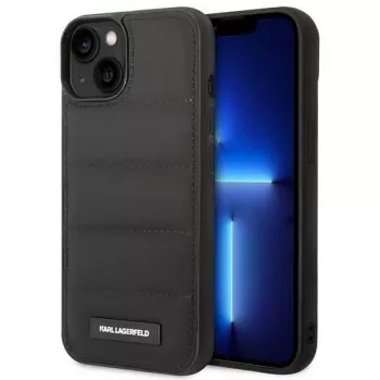 Karl Lagerfeld KF001090 Custodia rigida Puffy Elongated Logo per iPhone 14 Plus / 15 Plus 6,7