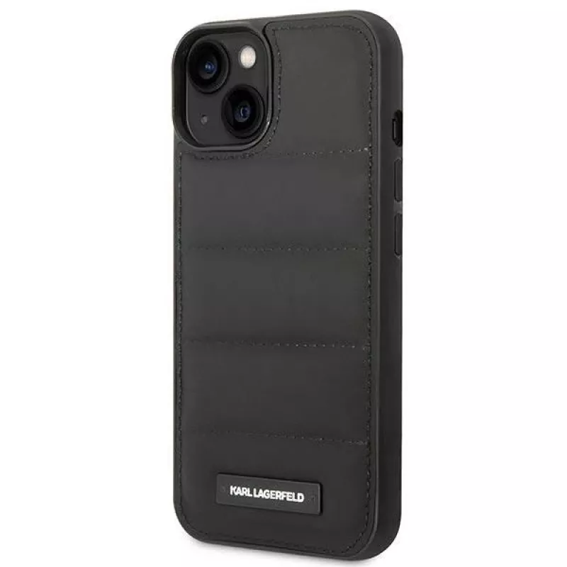 Karl Lagerfeld KF001090 Custodia rigida Puffy Elongated Logo per iPhone 14 Plus / 15 Plus 6,7