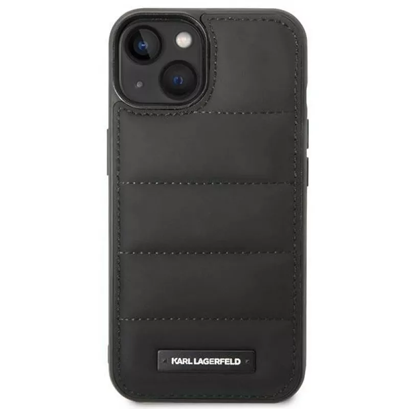 Karl Lagerfeld KF001090 Custodia rigida Puffy Elongated Logo per iPhone 14 Plus / 15 Plus 6,7