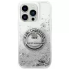 Karl Lagerfeld KLHCP14XLCRSGRS Custodia rigida Liquid Glitter per Apple iPhone 14 Pro Max 6,7