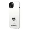 Karl Lagerfeld KLHMP14MSNCHBCH Custodia rigida in silicone MagSafe per iPhone 14 Plus / 15 Plus 6,7