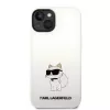 Karl Lagerfeld KLHMP14MSNCHBCH Custodia rigida in silicone MagSafe per iPhone 14 Plus / 15 Plus 6,7