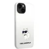 Karl Lagerfeld KLHMP14MSNCHBCH Custodia rigida in silicone MagSafe per iPhone 14 Plus / 15 Plus 6,7