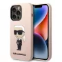 Karl Lagerfeld KLHCP14XSNIKBCP Custodia rigida in silicone Ikonik per iPhone 14 Pro Max 6,7