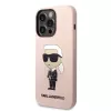 Karl Lagerfeld KLHCP14XSNIKBCP Custodia rigida in silicone Ikonik per iPhone 14 Pro Max 6,7