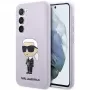 Karl Lagerfeld Custodia in silicone Ikonik per Samsung Galaxy S23+ (SM-S916) - viola