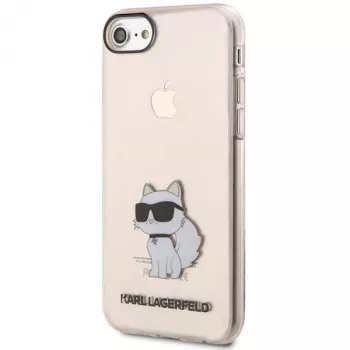 Karl Lagerfeld KLHCI8HNCHTCP Custodia rigida Ikonik Choupette per iPhone 7/8/SE 2020/SE 2022, rosa