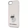 Karl Lagerfeld KLHCI8HNCHTCP Custodia rigida Ikonik Choupette per iPhone 7/8/SE 2020/SE 2022, rosa
