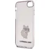 Karl Lagerfeld KLHCI8HNCHTCP Custodia rigida Ikonik Choupette per iPhone 7/8/SE 2020/SE 2022, rosa