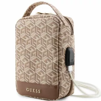 Guess GUHBHGCFSEW Organizer Bag marrone GCube Stripe