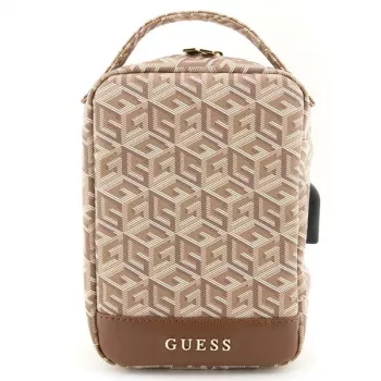 Guess GUHBHGCFSEW Organizer Bag marrone GCube Stripe