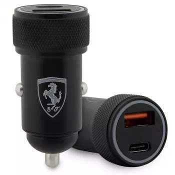 Ferrari FECCMENK PD-QC3.0 20W Fast Charge caricabatterie da auto nero