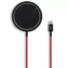 Ferrari FECBMSMENK 15W MagSafe Wireless Charging Pad - nero