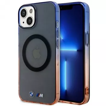 BMW iPhone 13/14/15 grigio Hardcase Gradient Bumper MagSafe