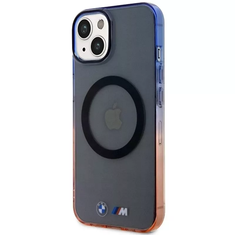 BMW iPhone 13/14/15 grigio Hardcase Gradient Bumper MagSafe