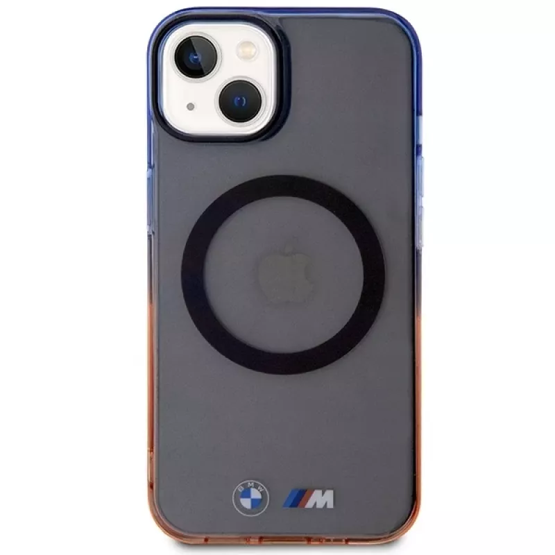 BMW iPhone 13/14/15 grigio Hardcase Gradient Bumper MagSafe