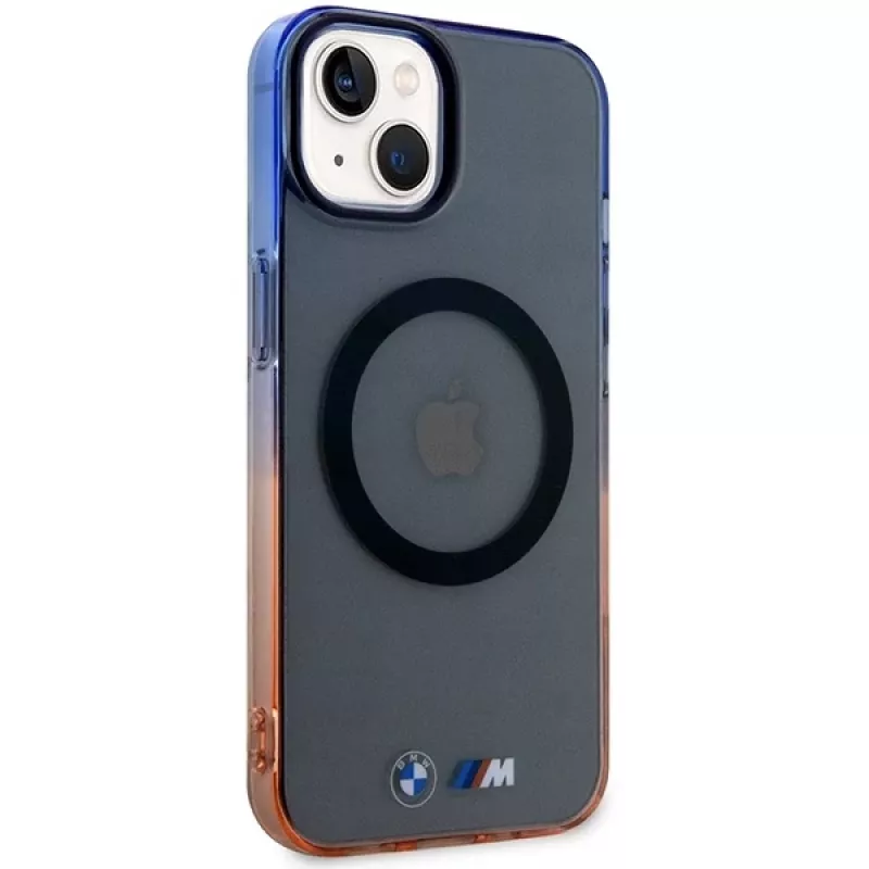 BMW iPhone 13/14/15 grigio Hardcase Gradient Bumper MagSafe