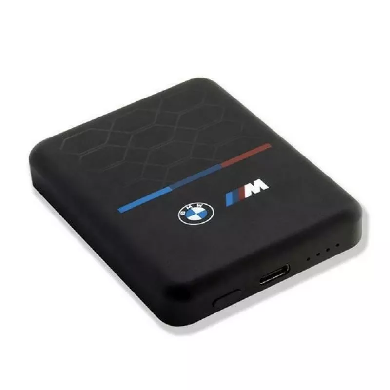 BMW M Collection MagSafe Power Bank 5000mAh 15W caricatore wireless con cavo USB-C nero