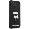 Karl Lagerfeld KLHCP14M3DRKINK Hardcase Rubber Ikonik 3D per iPhone 14 Plus / 15 Plus 6.7 nero