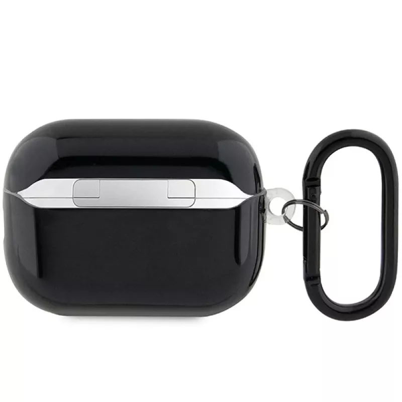BMW custodia protettiva per AirPods Pro 2ª generazione, nera, con design M-Stripe