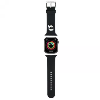 Karl Lagerfeld 3D Rubber Karl Head bracciale per Apple Watch 38/40/41mm nero