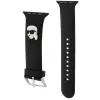 Karl Lagerfeld 3D Rubber Karl Head bracciale per Apple Watch 38/40/41mm nero