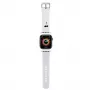 Karl Lagerfeld 3D Rubber Karl Head bracciale Apple Watch 42/44/45/49mm bianco