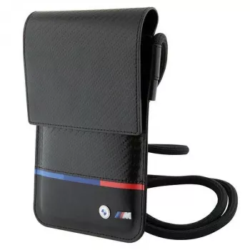 BMW Carbon Tricolor Line Borsa portafoglio nera
