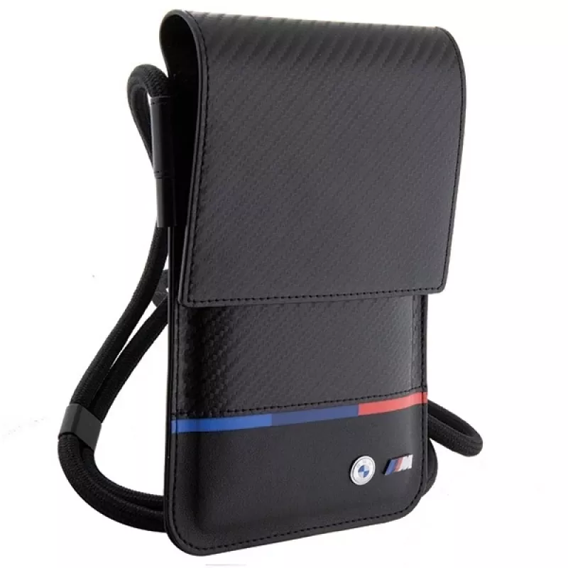 BMW Carbon Tricolor Line Borsa portafoglio nera