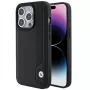 BMW BMHCP15X22RBDK Hardcase pelle Blue Dots per iPhone 15 Pro Max 6,7 inch nero