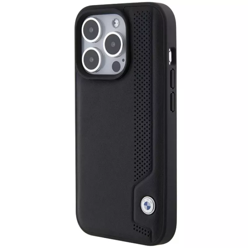 BMW BMHCP15X22RBDK Hardcase pelle Blue Dots per iPhone 15 Pro Max 6,7