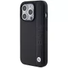 BMW M Collection iPhone 15 Pro Max 6,7 inch nero Hardcase pelle texture e strisce