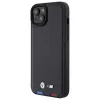 BMW M Collection Leather Stamp Retro cover per iPhone 15 Plus / 14 Plus 6,7