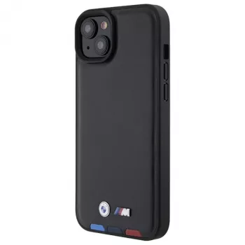 BMW M Collection Leather Stamp Retro cover per iPhone 15 Plus / 14 Plus 6,7