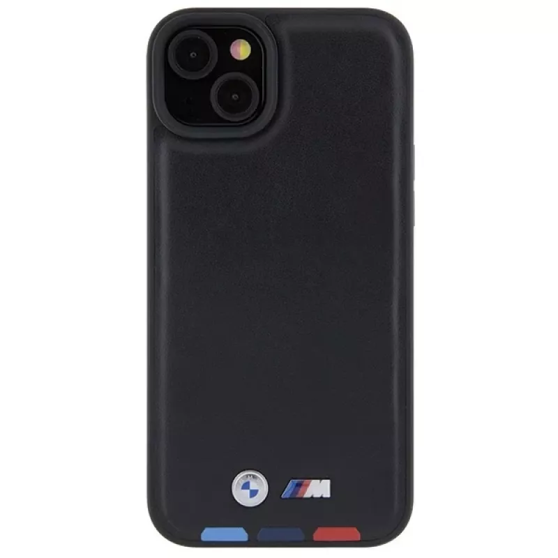 BMW M Collection Leather Stamp Retro cover per iPhone 15 Plus / 14 Plus 6,7