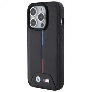 BMW BMHCP15L22PVTK iPhone 15 Pro 6,1 inch nero Hardcase Quilted Tricolor