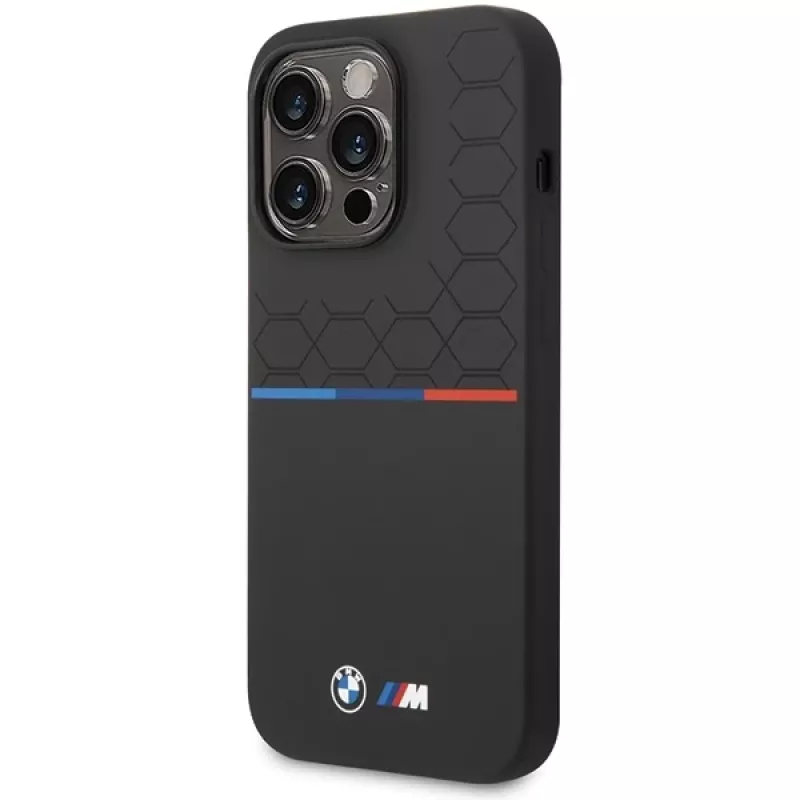 BMW M Collection custodia in silicone per Apple iPhone 15 Pro Max 6,7